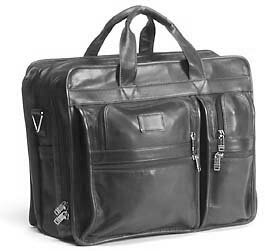 Tumi Leather Briefcases Safecase Deluxe Organizer Computer Brief