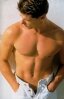 Muscle Stud In Unbutton Jeans