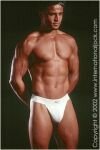 white padded